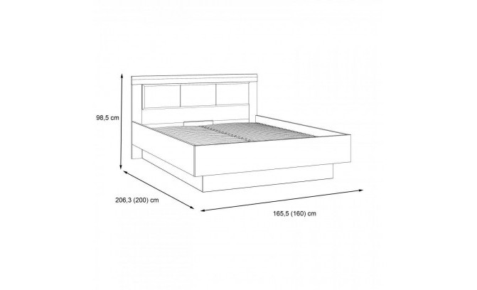 Кровать с подъемной рамой DALATE FORTE JLTL2161
